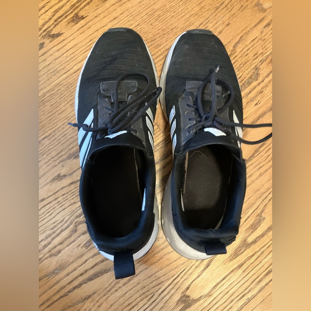 Adidas Men's size 13 Black and White Sneakers